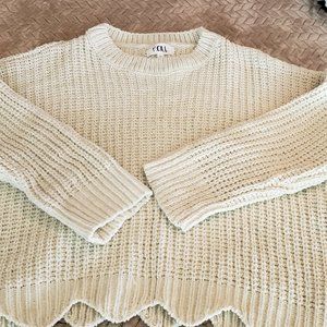 P.Cill Women's Oversized Sleeve Sweater